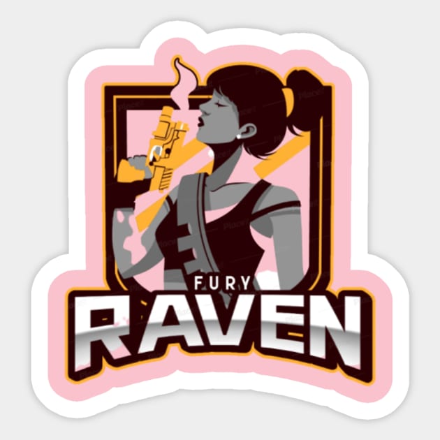 pubg fury raven Sticker by Hyper_co